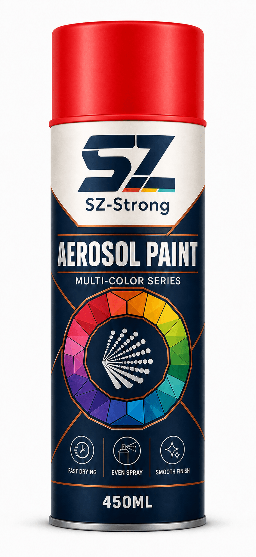 Aerosol Paint Red colour packaging