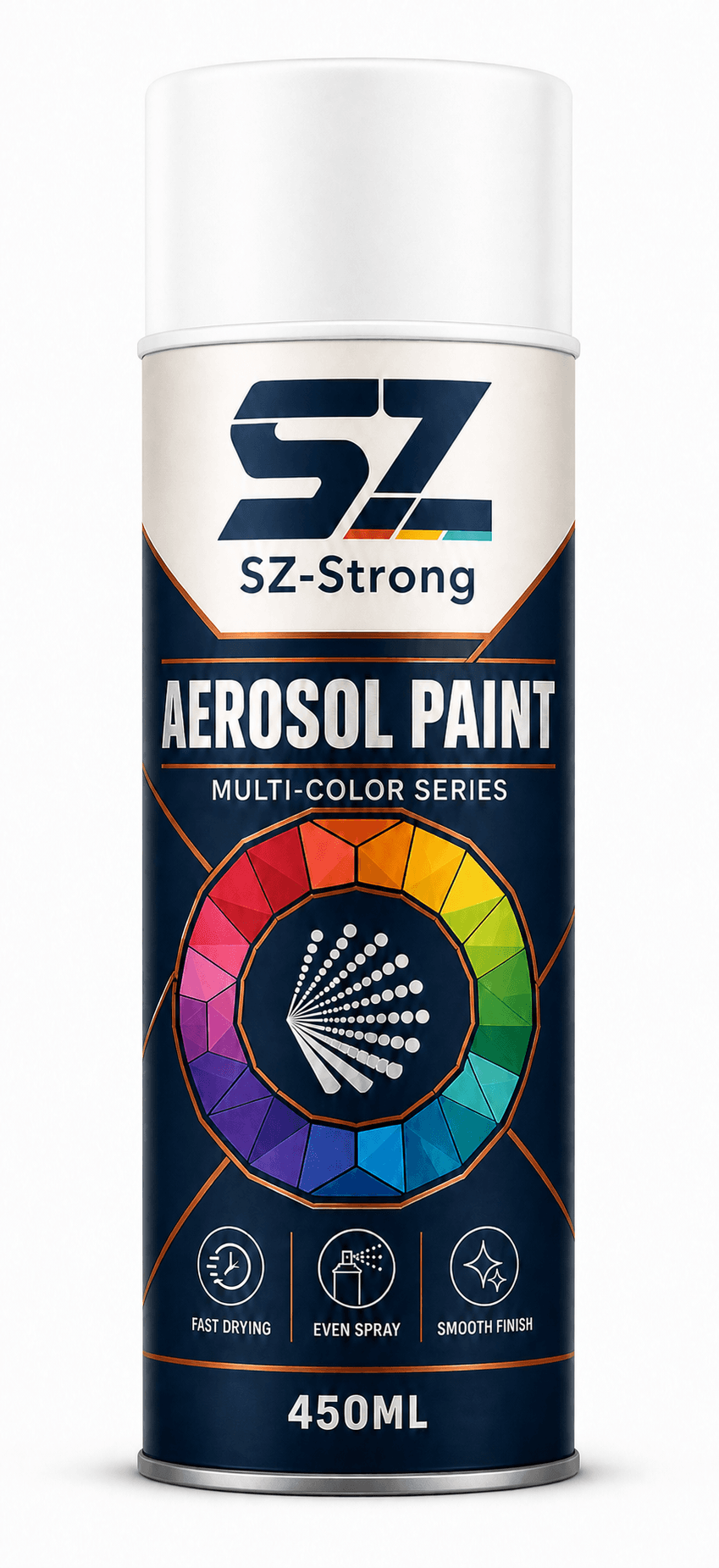 Aerosol Paint White colour packaging